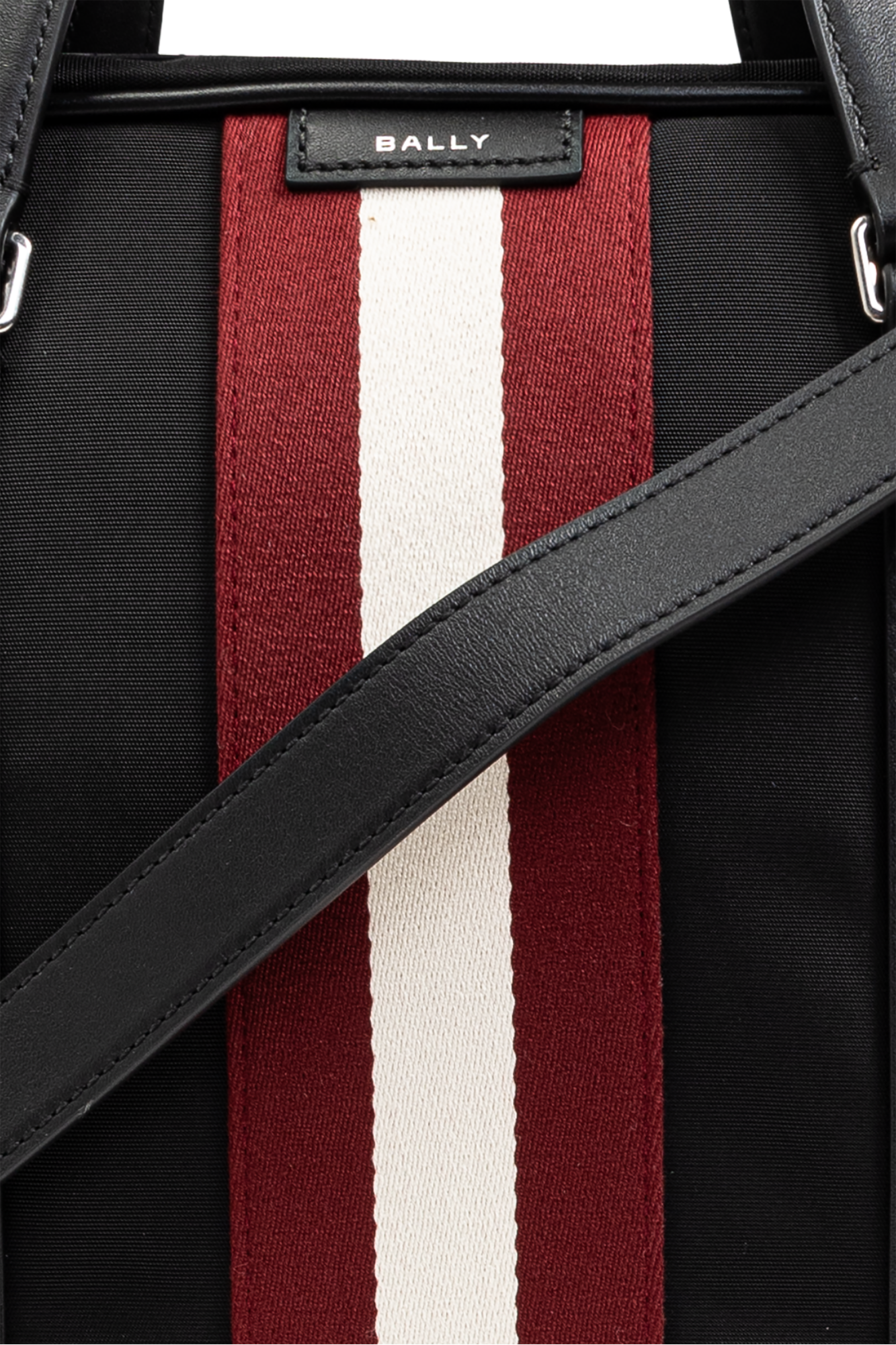 Bally レザーケース 黒/赤/白 Bally Briefcase with logo | Men's | Vitkac